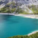 Lünersee in Vorarlberg, Österreich,